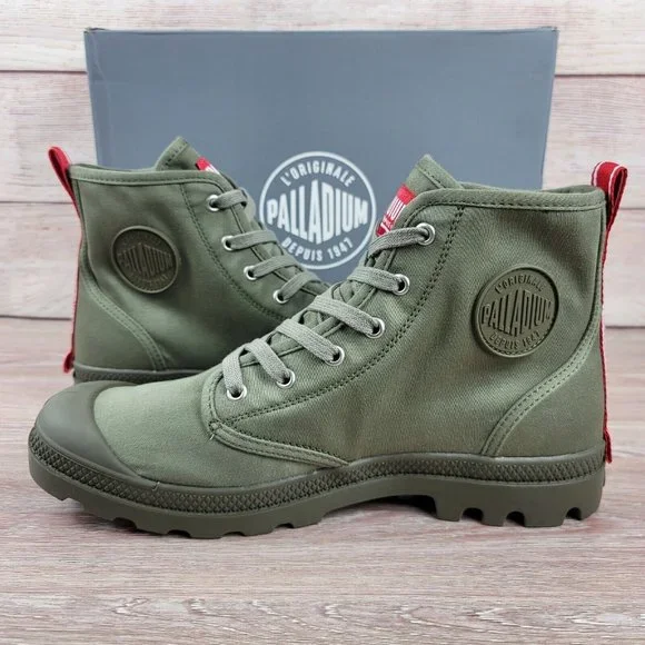 NEW Palladium Pampa Hi Combat Sneaker Boots Men's Size 13 Hiking Trail Shoes - Picture 7 of 10
